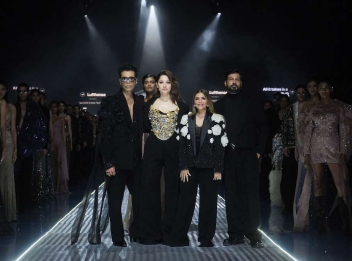Falguni Shane Peacock launches new collection, ’Ashen Roses’ on Day 3 of LFW XFDCI 2025